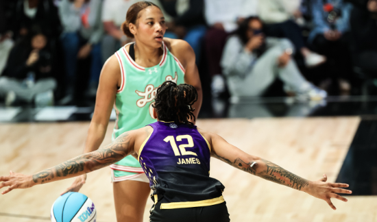 Laces BC Clinches First Spot in Unrivaled Playoffs with 74-70 Win Over Lunar Owls BC