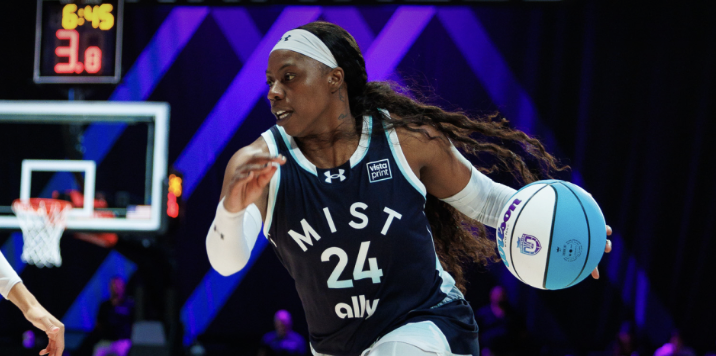 Ogunbowale, Gray Combine for 49 to Lead Mist BC Past Rose BC, 89-71