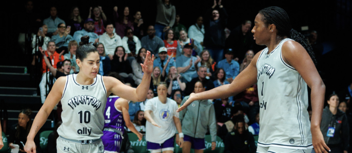 Boston, Plum Tally Double-Doubles as Phantom BC Defeats Lunar Owls BC 59-49