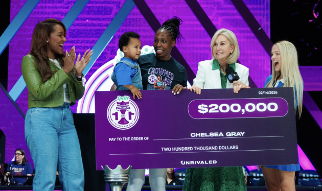 Chelsea Gray Crowned “The One,” Wins $200,000 at 1 on 1 Tournament Presented by Sprite